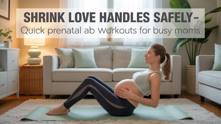 8 Prenatal Ab Exercises to Shrink Love Handles Safely During Pregnancy