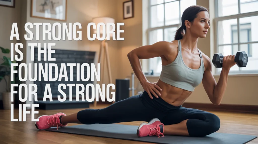 A strong core is the foundation for a strong life.