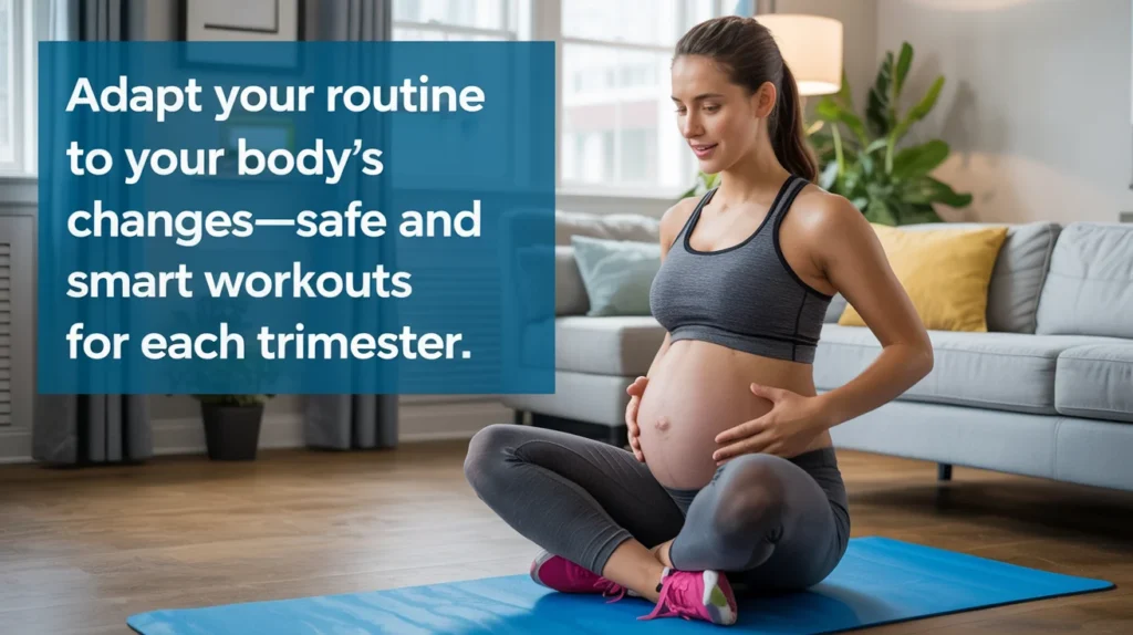 Adapt your routine to your body's changes—safe and smart workouts for each trimester