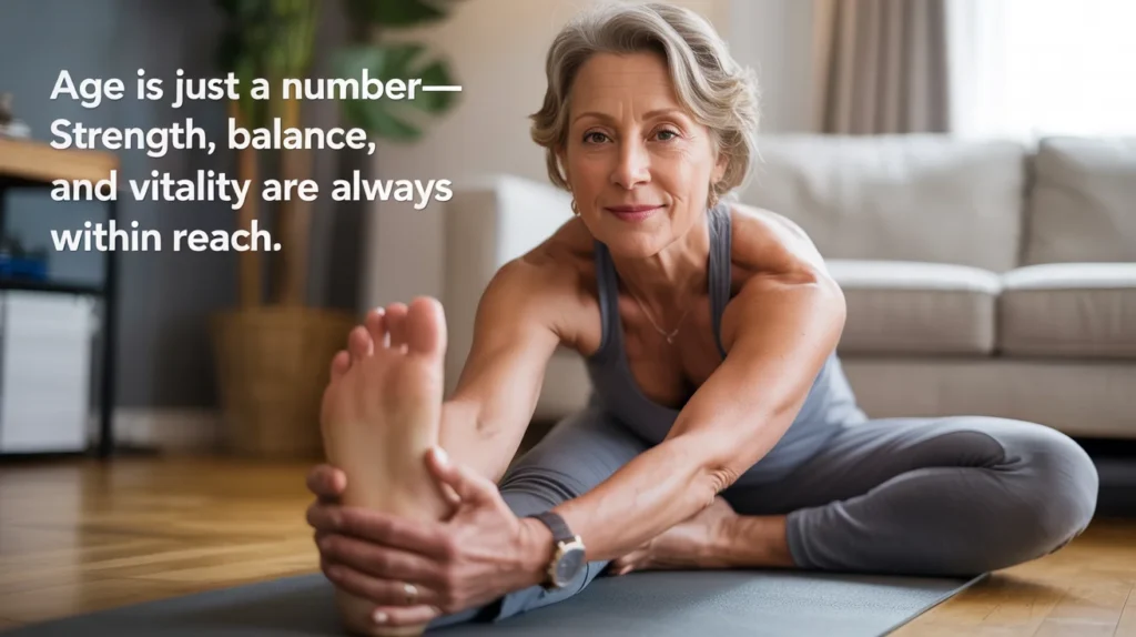 Age is just a number—strength, balance, and vitality are always within reach.