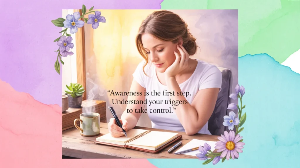 Awareness is the first step. Understand your triggers to take control.