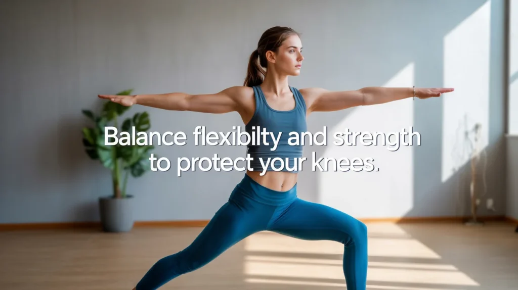 Balance Flexibility and Strength to Protect Your Knees.