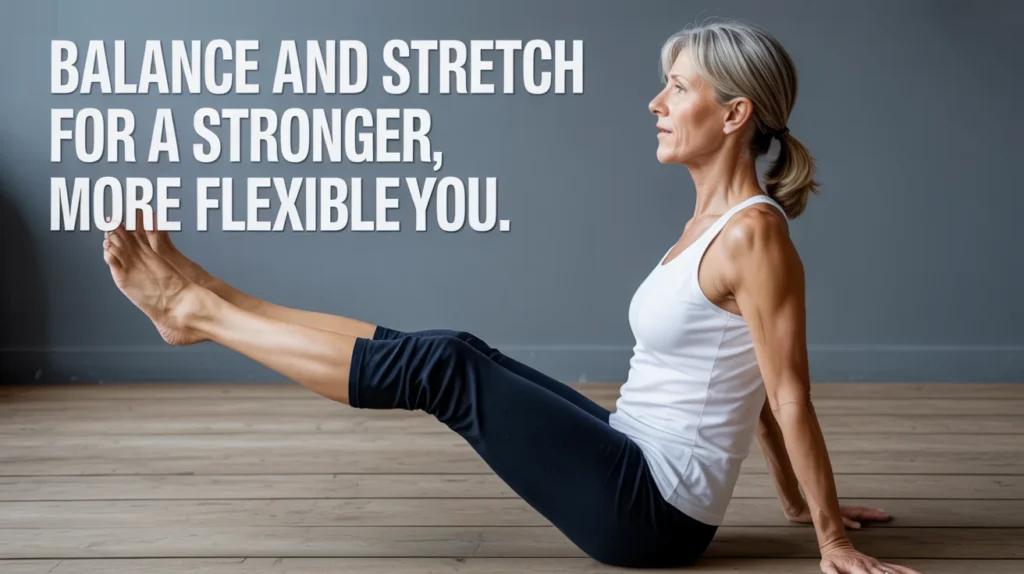 Balance and stretch for a stronger, more flexible you.