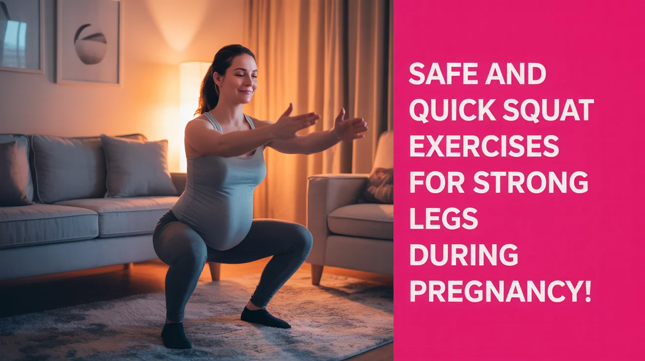Best Squat Exercises During Pregnancy for Strong Legs (Safe and Quick for Busy Moms)