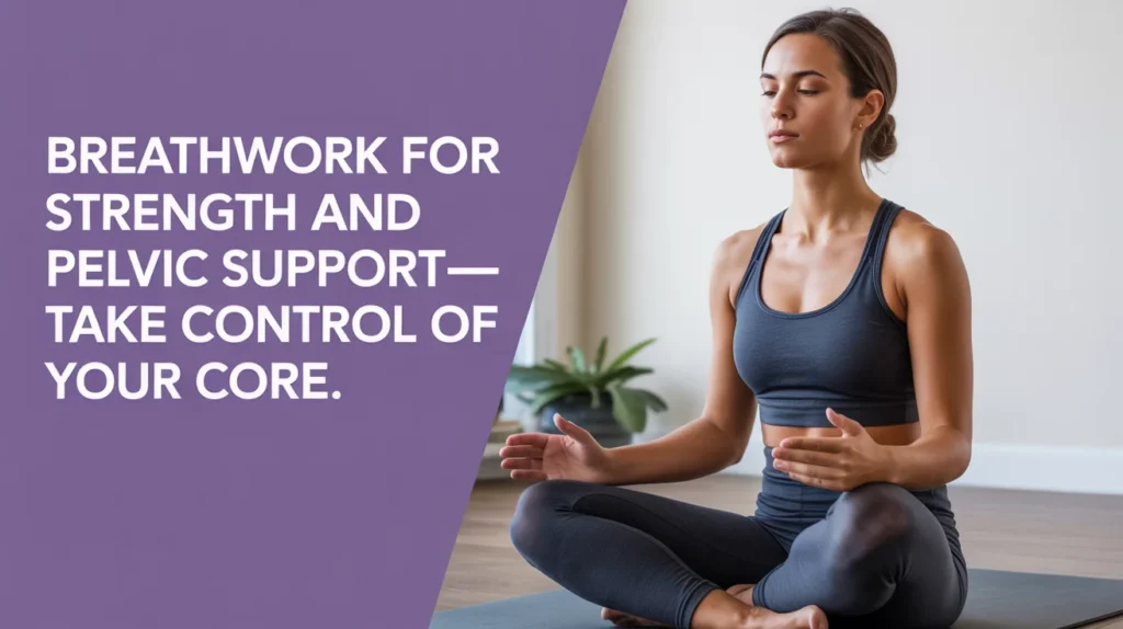 Breathwork for strength and pelvic support—take control of your core.