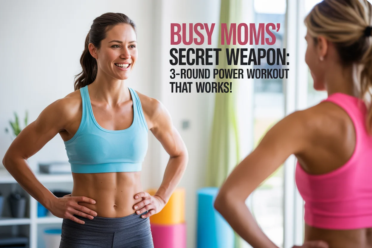 Busy Moms' Secret Weapon 3-Round Power Workout That Works!