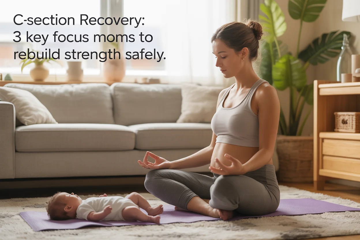 C-Section Recovery 3 Key Focus Areas for Busy Moms to Rebuild Strength Safely