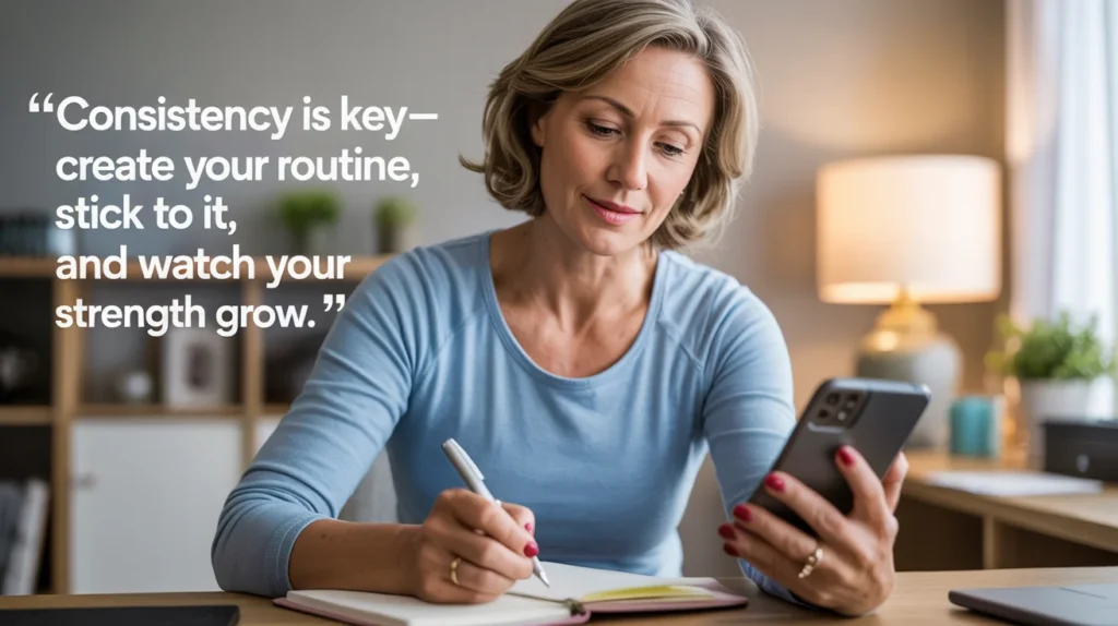 Consistency is key—create your routine, stick to it, and watch your strength grow.