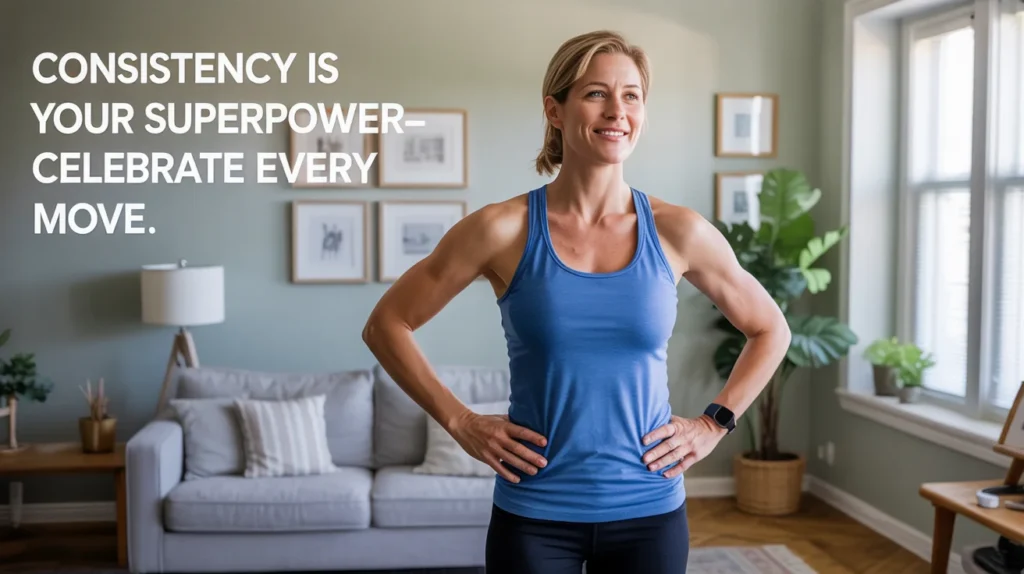 Consistency is your superpower—celebrate every move.