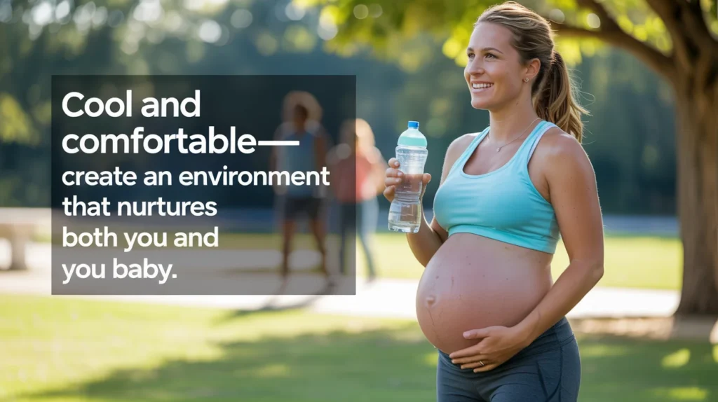 Cool and comfortable—create an environment that nurtures both you and your baby.