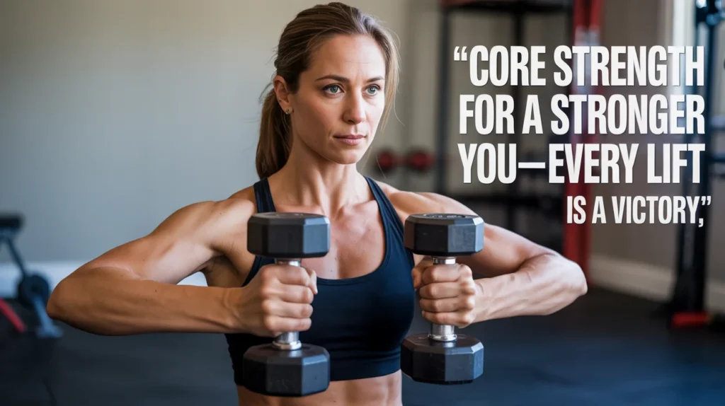 Core strength for a stronger you—every lift is a victory.