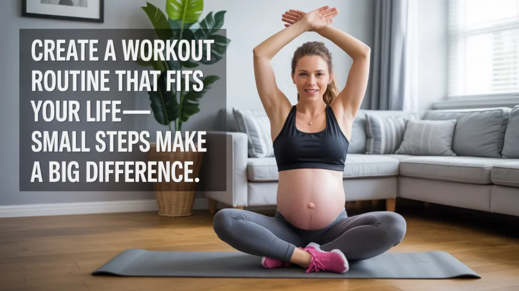 Create a workout routine that fits your life—small steps make a big difference.