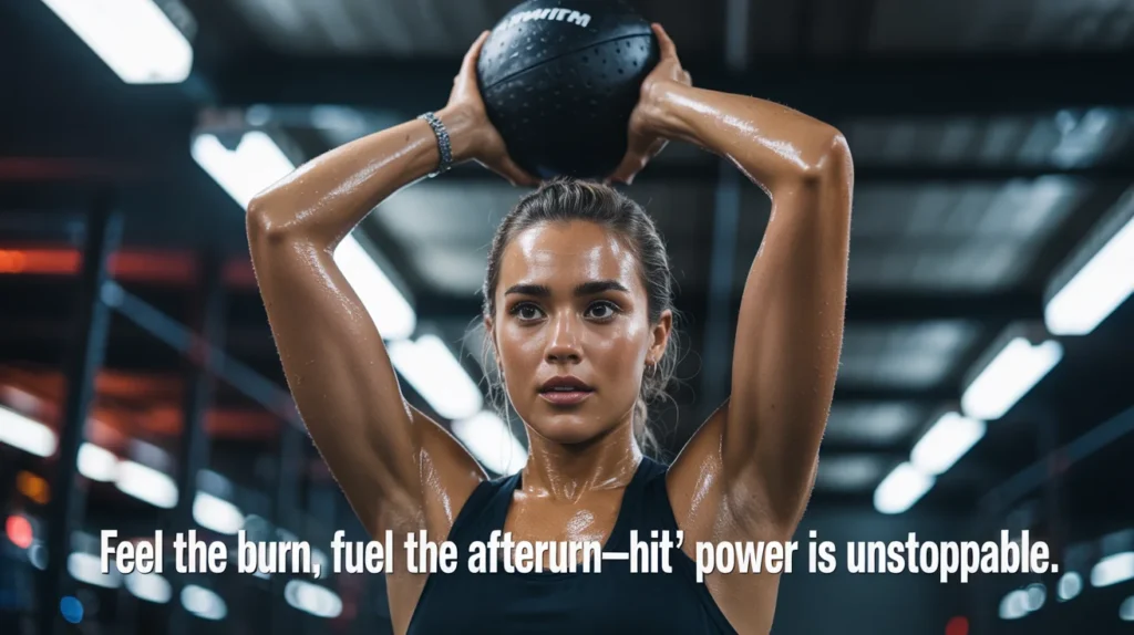 Feel the burn, fuel the afterburn—HIIT’s power is unstoppable.