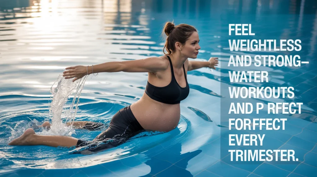 Feel weightless and strong—water workouts are perfect for every trimester.