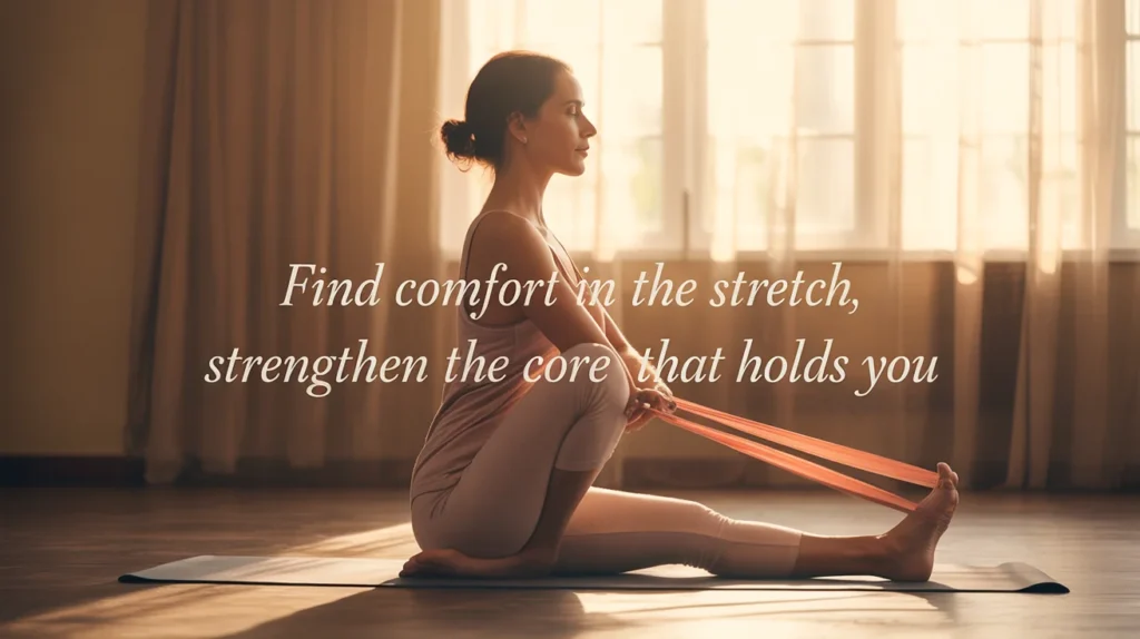 Find Comfort in the Stretch, Strengthen the Core That Holds You.