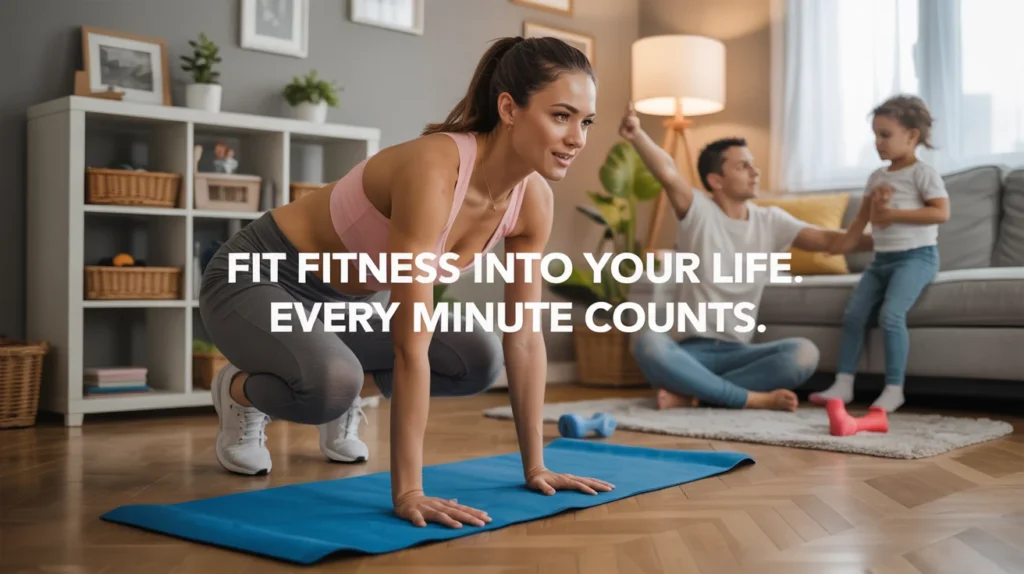 Fit fitness into your life. Every minute counts.