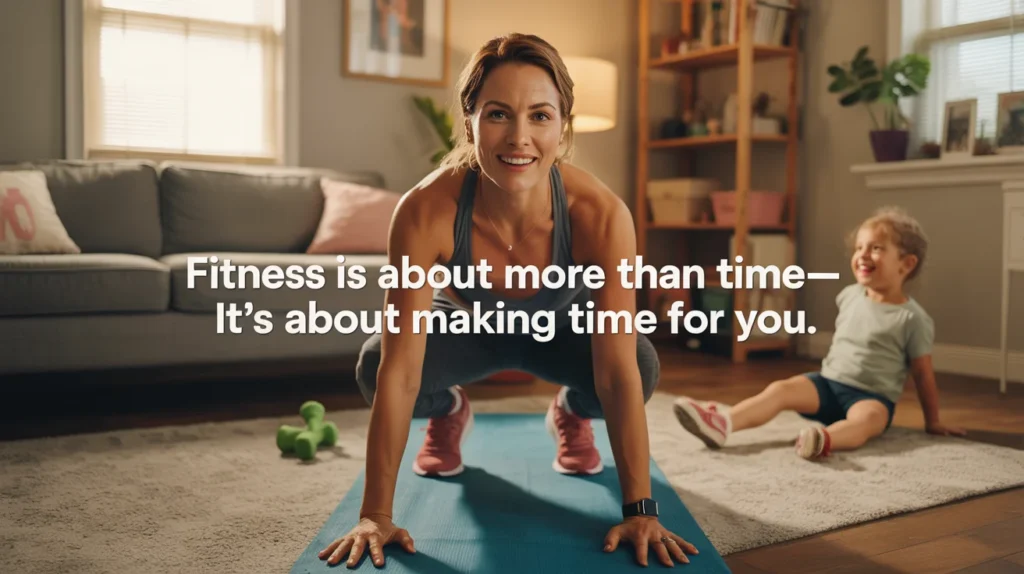 Fitness is about more than time—it's about making time for YOU.