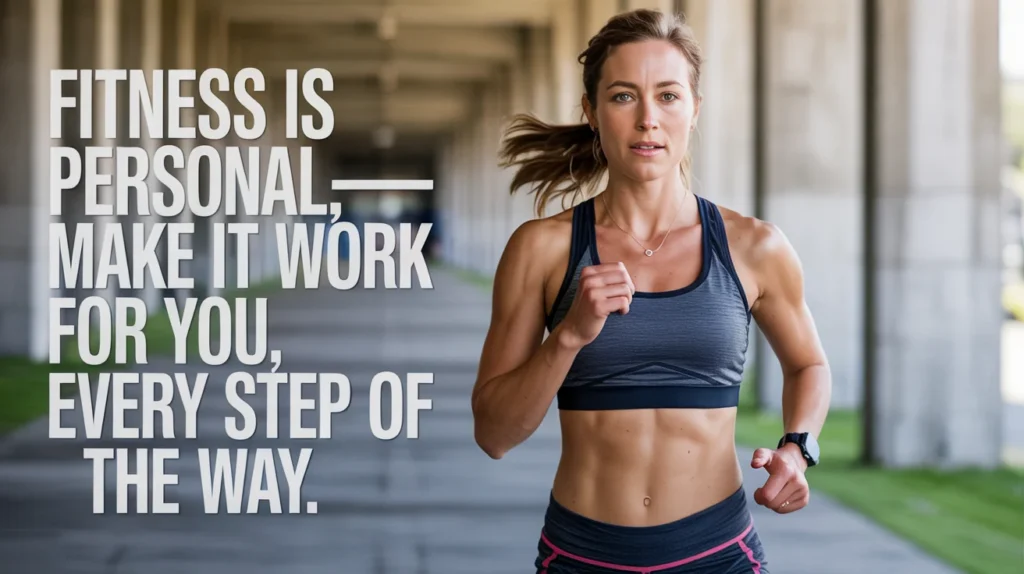 Fitness is personal—make it work for YOU, every step of the way.
