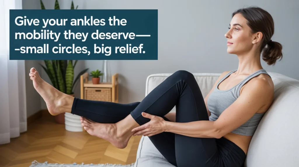 Give your ankles the mobility they deserve—small circles, big relief.