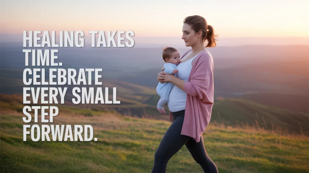 Healing takes time. Celebrate every small step forward.