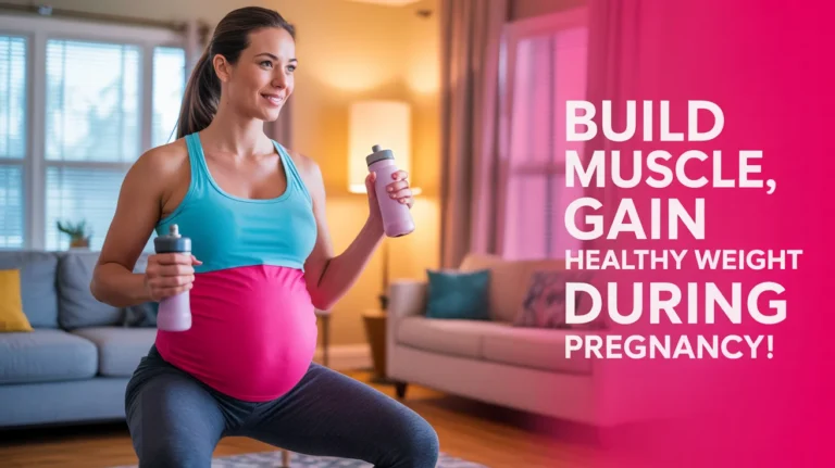 Healthy Weight Gain During Pregnancy 8 Muscle-Building Exercises for Busy Moms