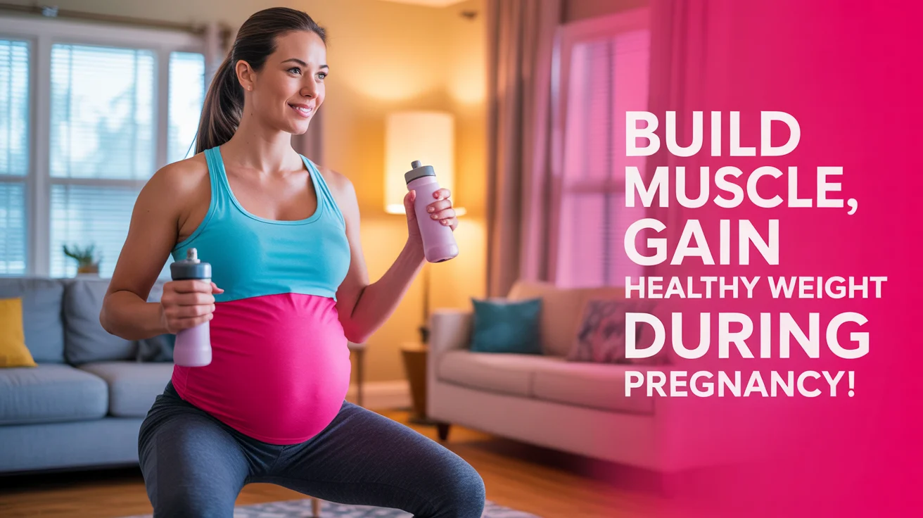 Healthy Weight Gain During Pregnancy 8 Muscle-Building Exercises for Busy Moms