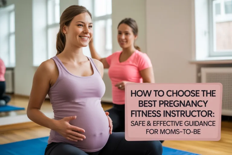 How to Choose the Best Pregnancy Fitness Instructor Safe & Effective Guidance for Moms-to-Be