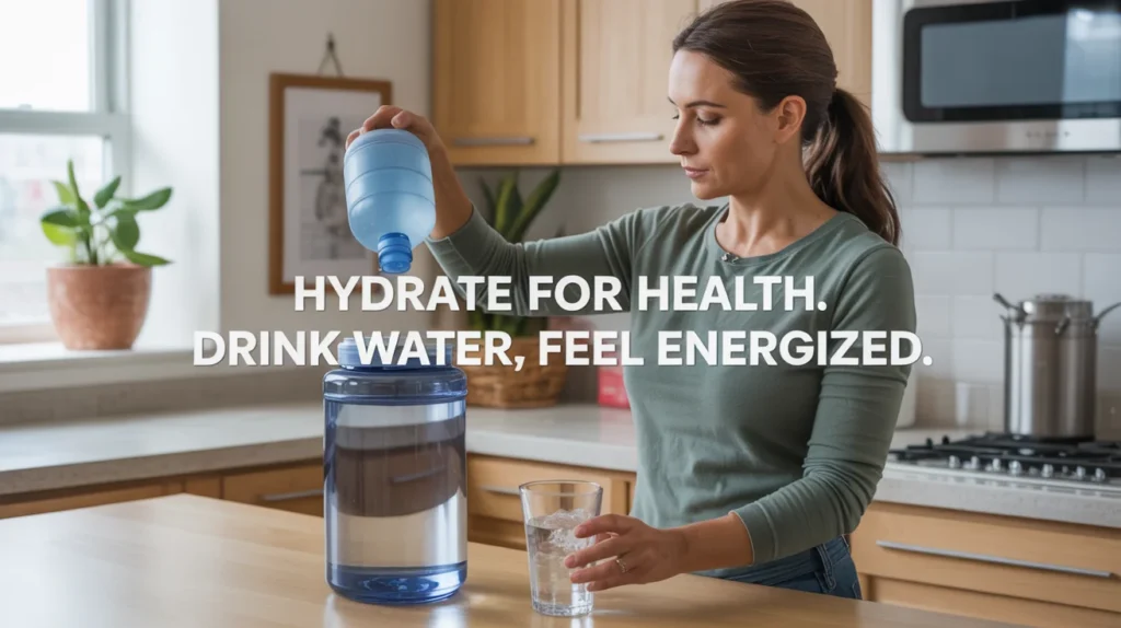 Hydrate for Health. Drink Water, Feel Energized