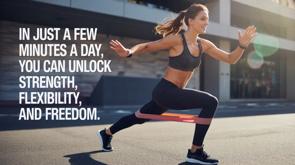 In just a few minutes a day, you can unlock strength, flexibility, and freedom.