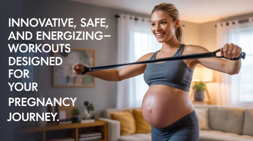 Innovative, safe, and energizing—workouts designed for your pregnancy journey.