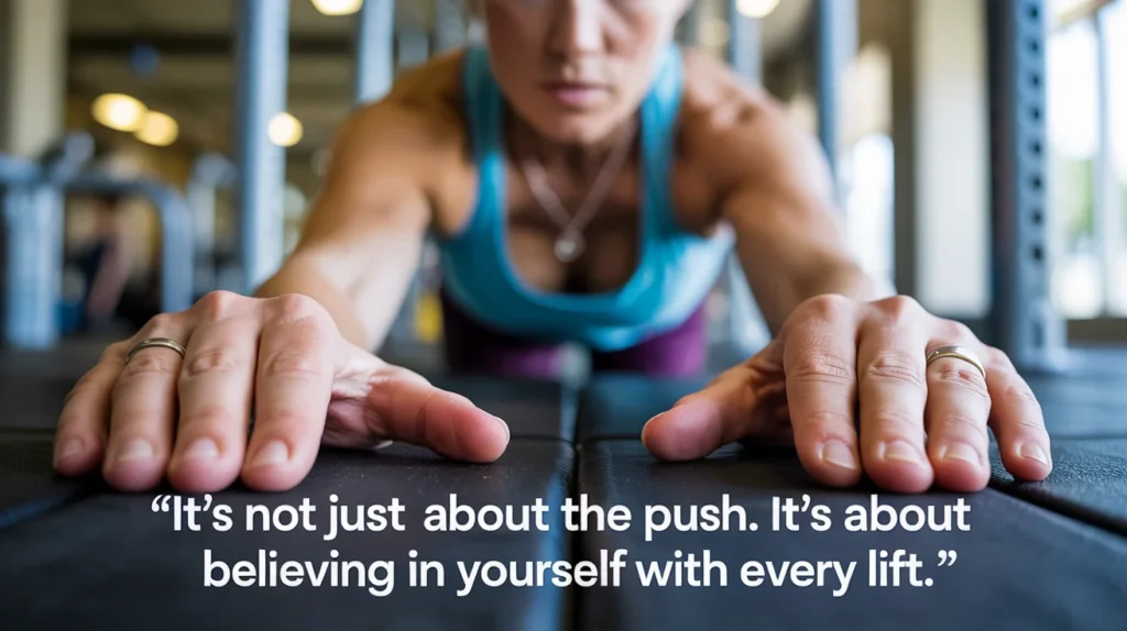 It’s Not Just About the Push. It’s About Believing in Yourself with Every Lift.