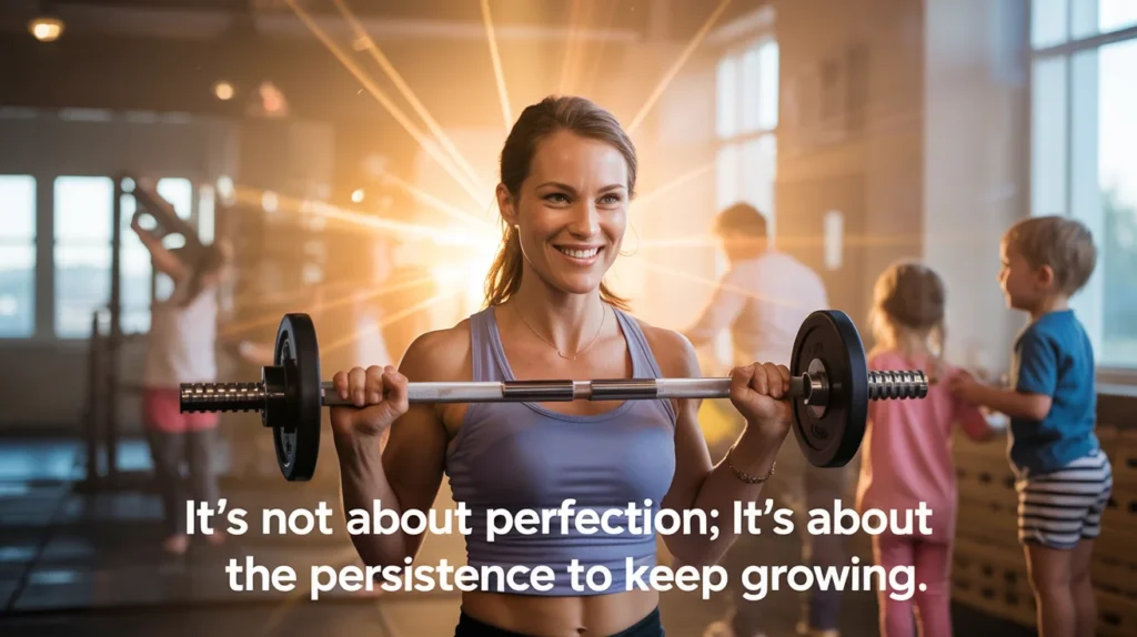 It’s not about perfection; it’s about the persistence to keep growing.