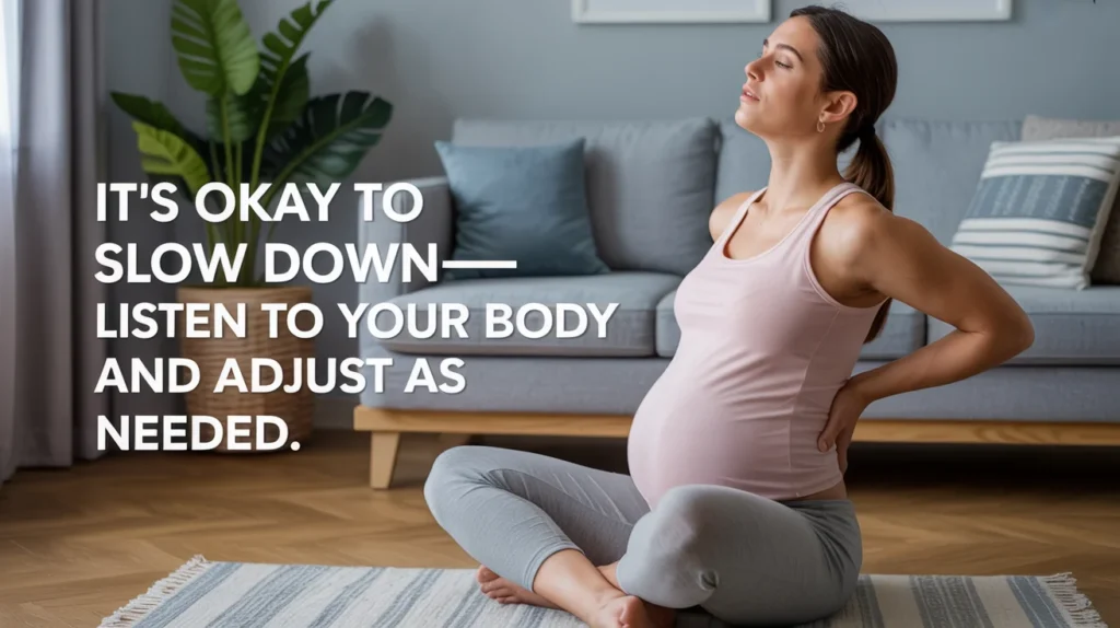 It's okay to slow down—listen to your body and adjust as needed.