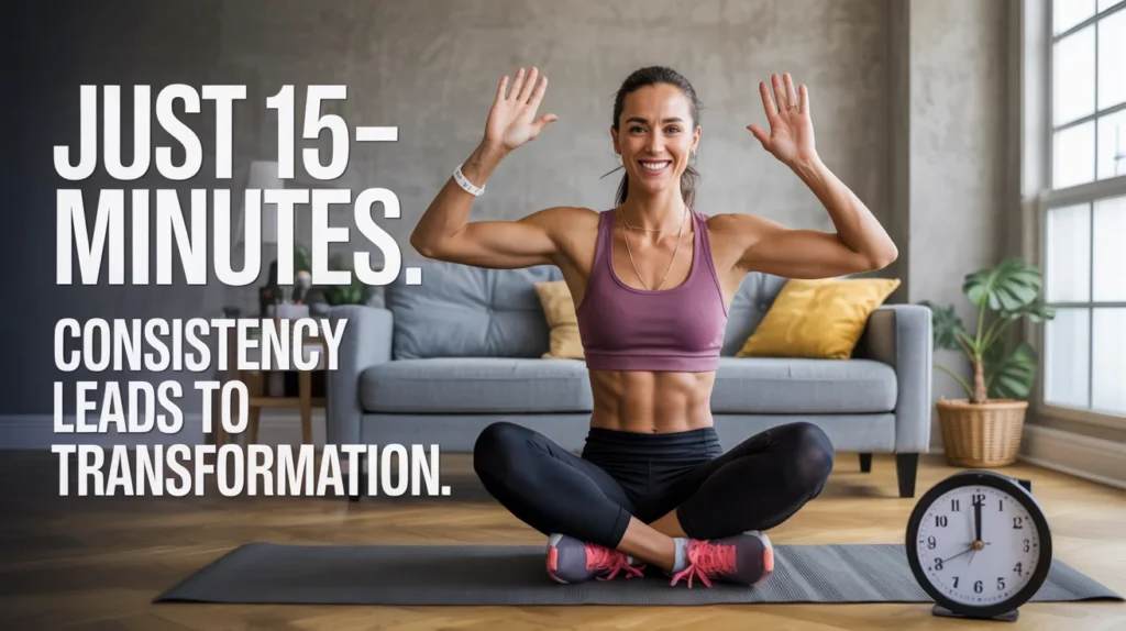Just 15 minutes. Consistency leads to transformation.