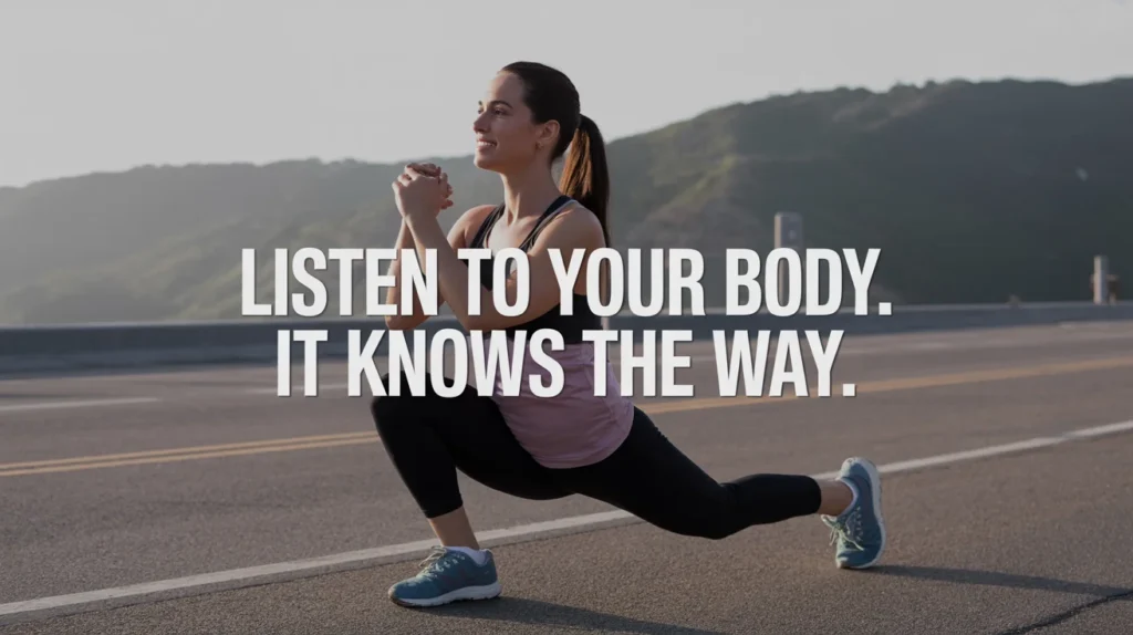 Listen to your body. It knows the way.