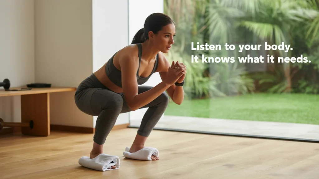 Listen to your body. It knows what it needs.