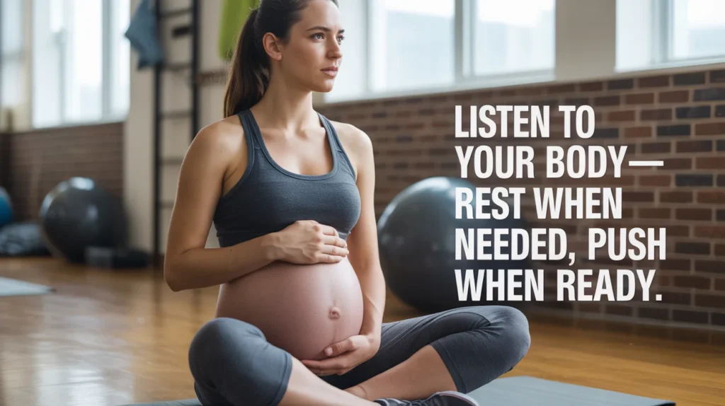Listen to your body—rest when needed, push when ready.