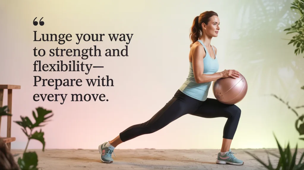 Lunge your way to strength and flexibility—prepare with every move.