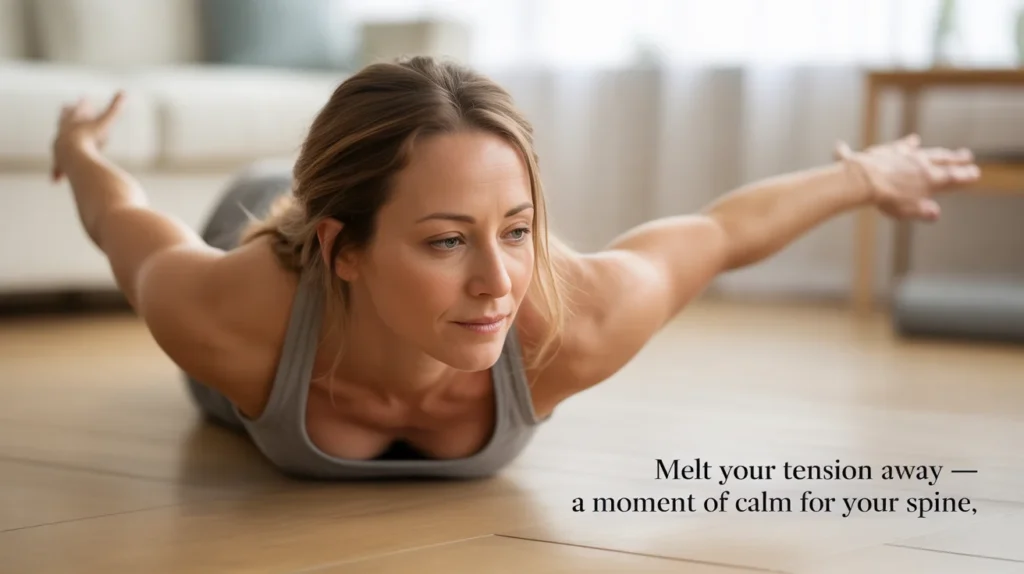 Melt Your Tension Away – A Moment of Calm for Your Spine.