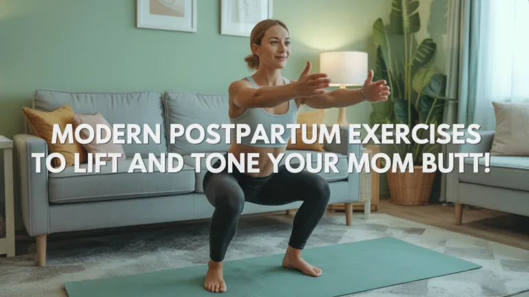 Modern Postpartum Exercises to Lift and Tone Your Mom Butt (Perfect for Busy Moms)