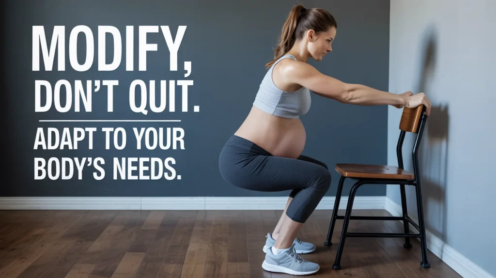 Modify, Don’t Quit. Adapt to Your Body’s Needs.