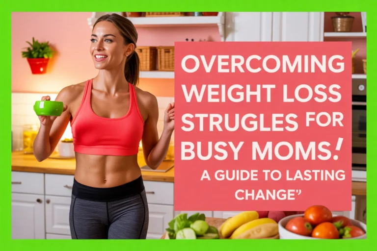 Overcoming Weight Loss Struggles for Busy Moms A Guide to Lasting Change