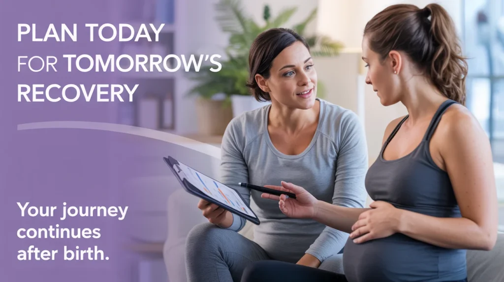 Plan today for tomorrow’s recovery—your journey continues after birth.