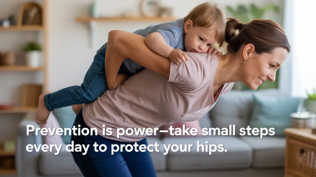 Prevention is power—take small steps every day to protect your hips.