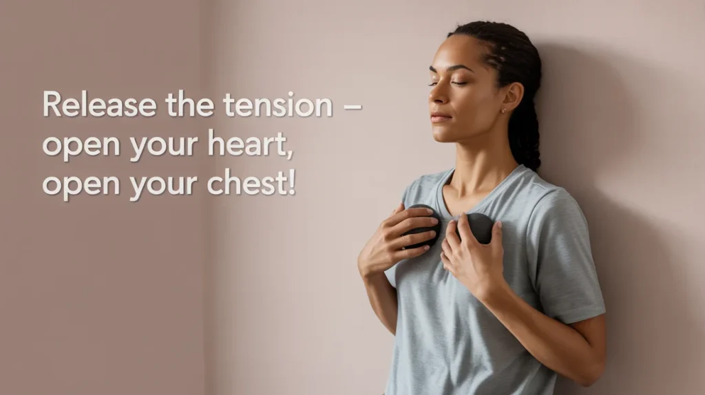 Release the Tension – Open Your Heart, Open Your Chest!