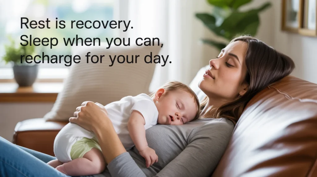 Rest Is Recovery. Sleep When You Can, Recharge for Your Day.