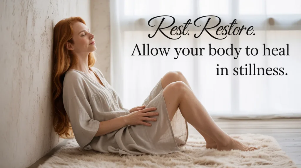 Rest. Restore. Allow Your Body to Heal in Stillness.