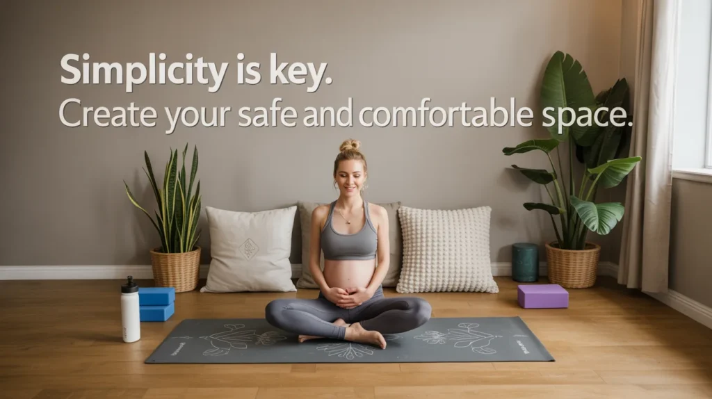 Simplicity is key. Create your safe and comfortable space.