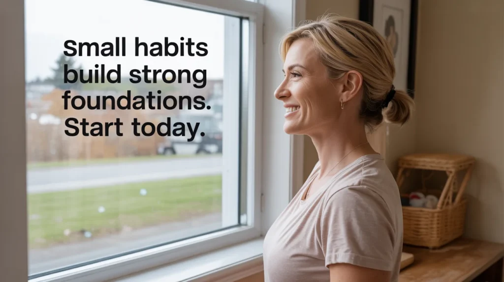 Small Habits Build Strong Foundations. Start Today.