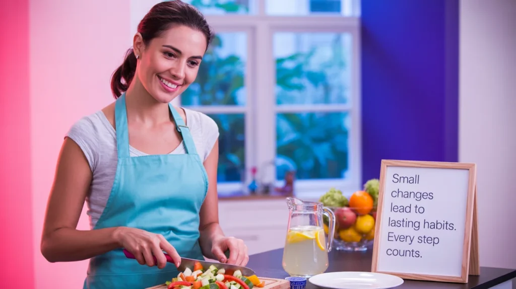 Small changes lead to lasting habits. Every step counts.